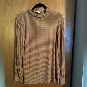 Weekend Suzanne Betro Cowlneck Striped Tunic
